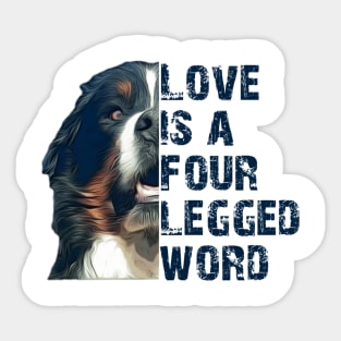 Bernese mountain dog Sticker